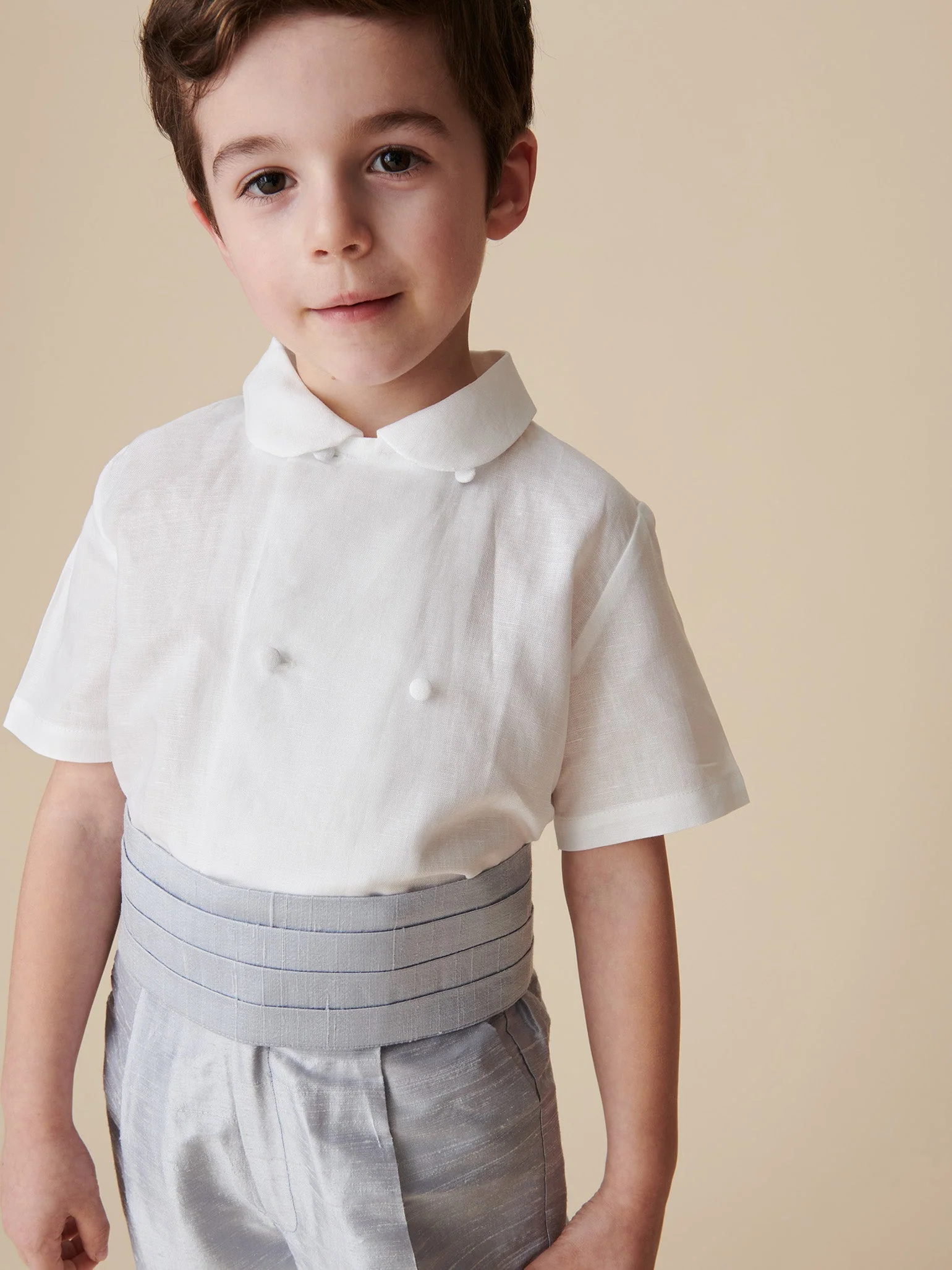 Light Blue Lupino Silk Boy Knickerbocker - Image 3