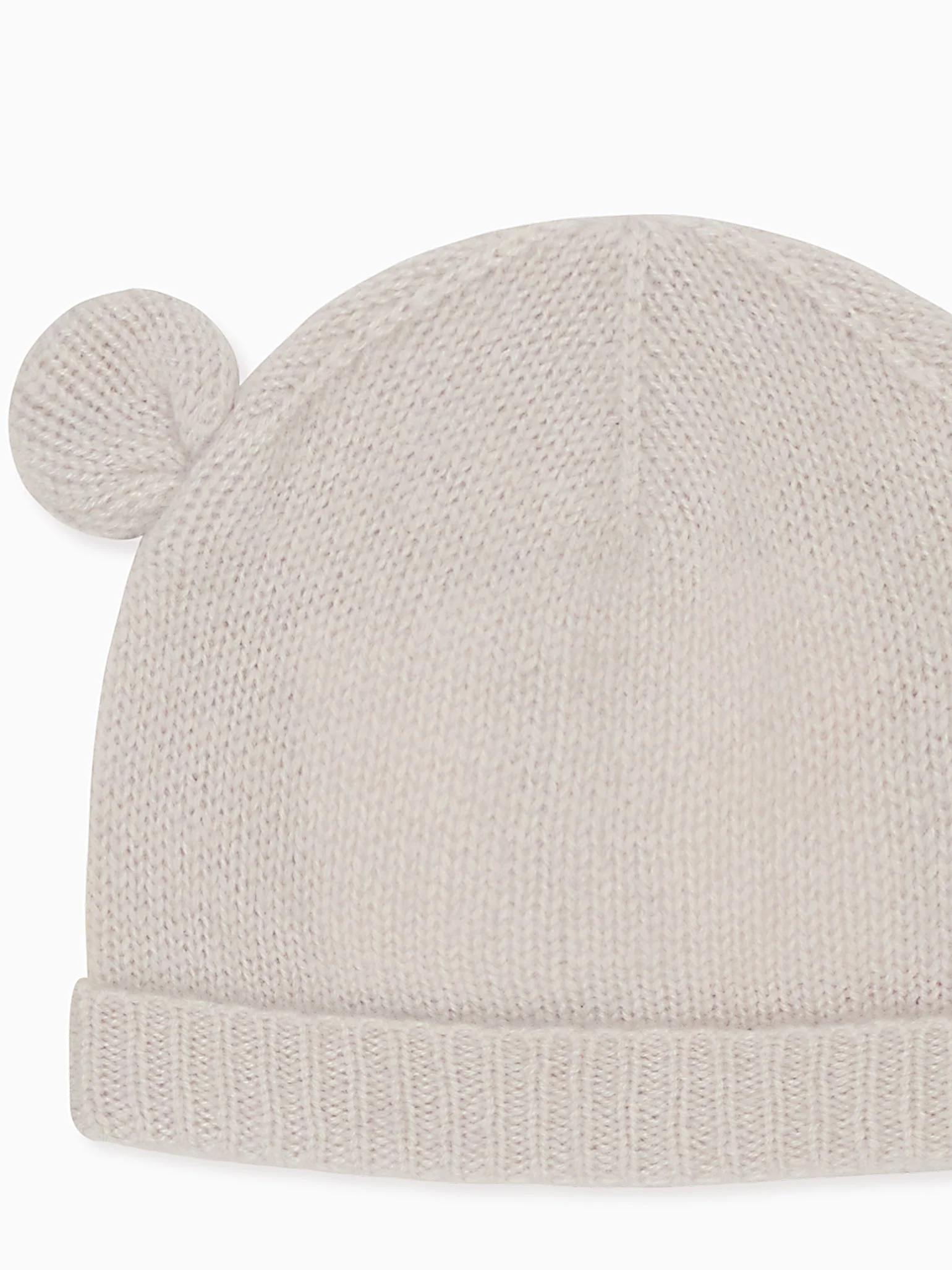 Soft Grey Gloria Cashmere Baby Hat - Image 4